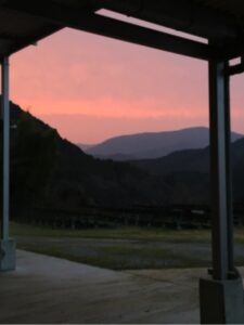 松阪牛牧場から見た景色