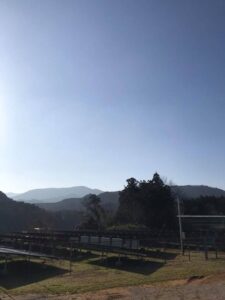 松阪牛牧場と空