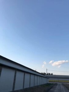 松阪牛牧場からの空