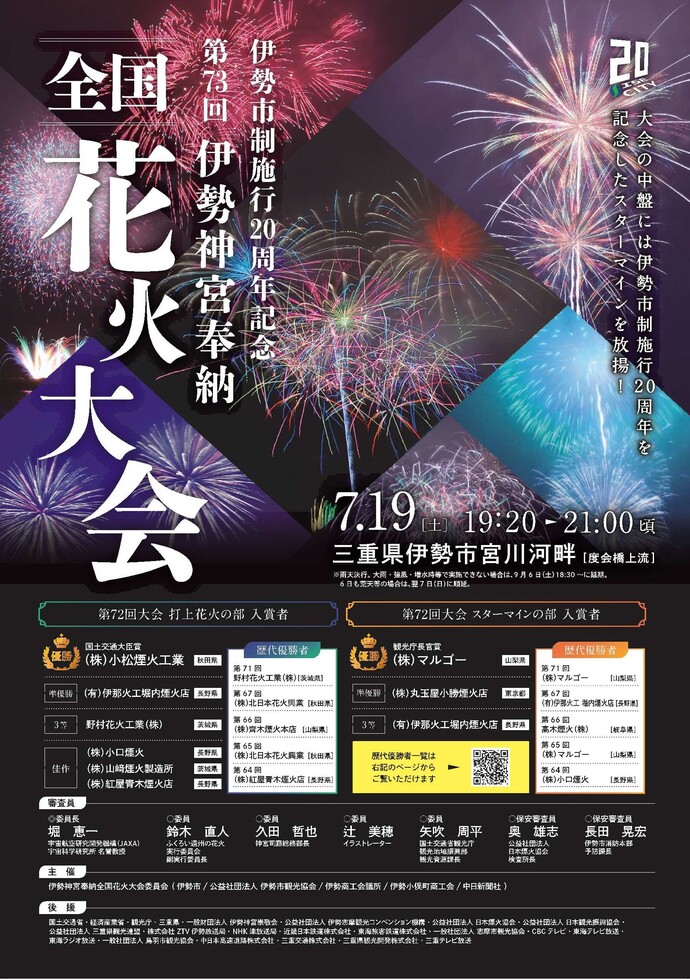 第73回 伊勢神宮奉納全国花火大会