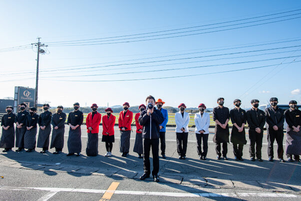 霜ふりまつりでの挨拶