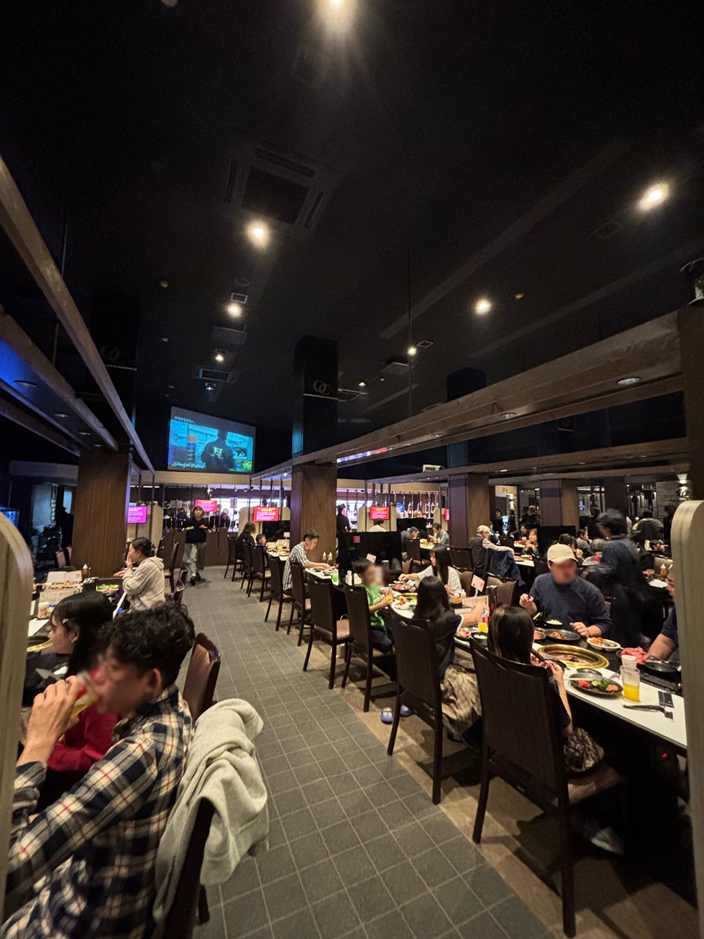 2025年5月ゴールデンウィーク期間中の三重県松阪市のレストランドリームオーシャンの店内