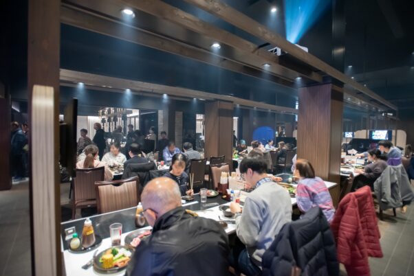 日本初の焼肉ビュッフェと松阪牛料理のレストラン ドリームオーシャンの2025年12月29日・30日・31日の店内の様子