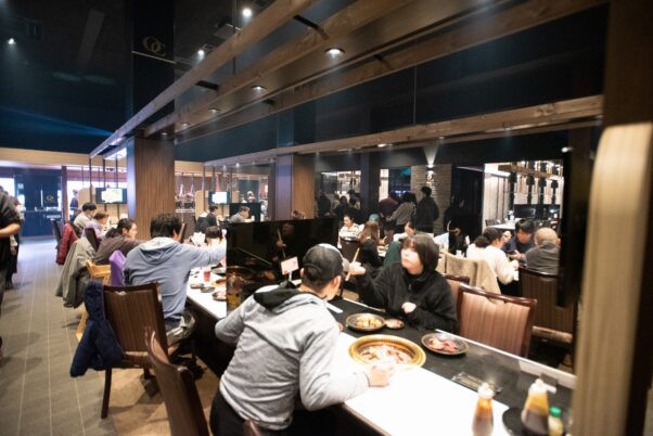 日本初の焼肉ビュッフェと松阪牛料理のレストラン ドリームオーシャンの2025年12月29日・30日・31日の店内の様子